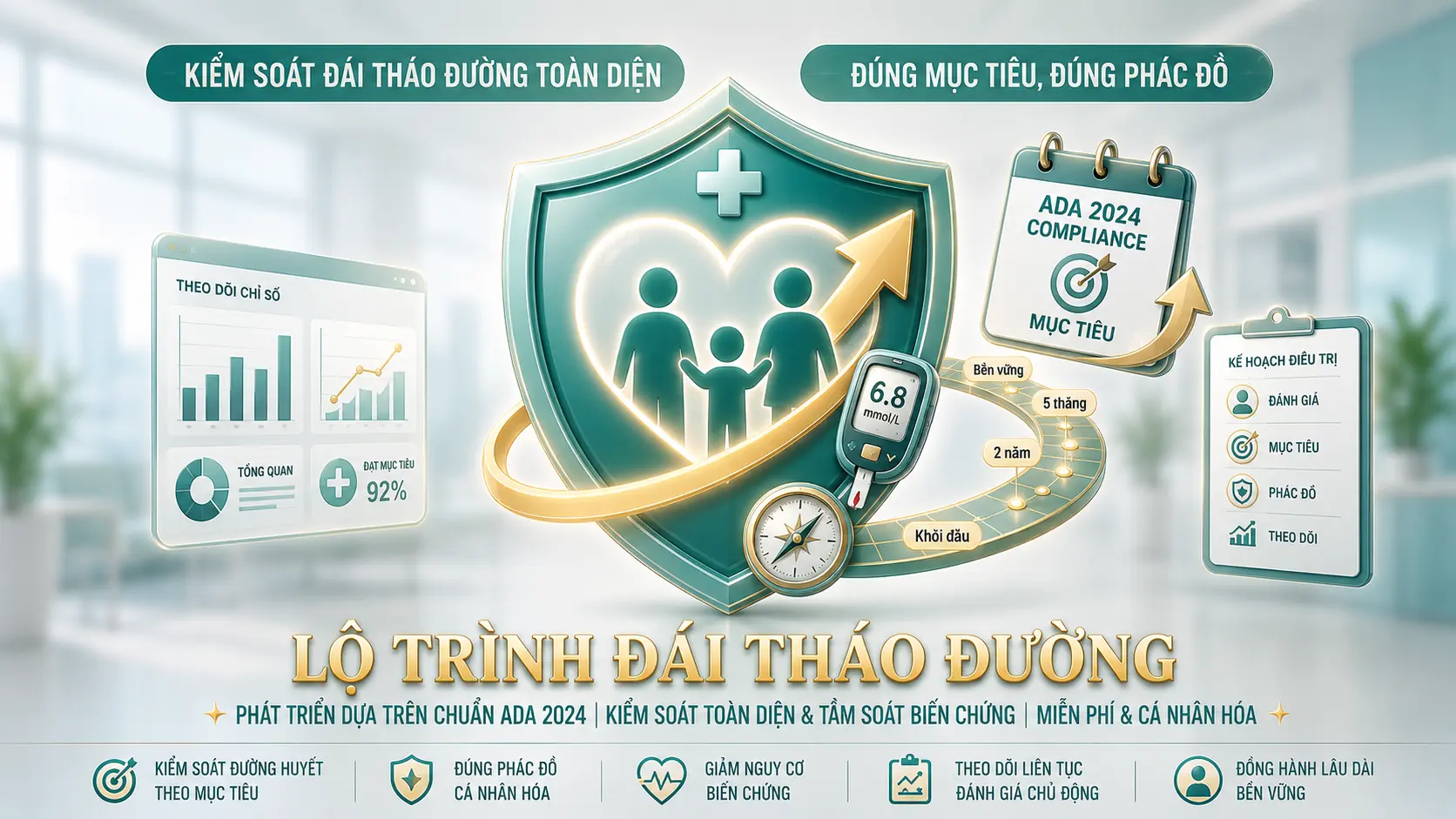Lộ trình cá nhân hóa giúp kiểm soát bệnh đái tháo đường
